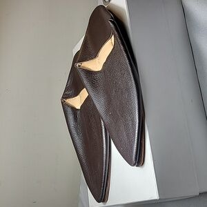 Royal Extra brown leather convertible slides loafers size 12/13